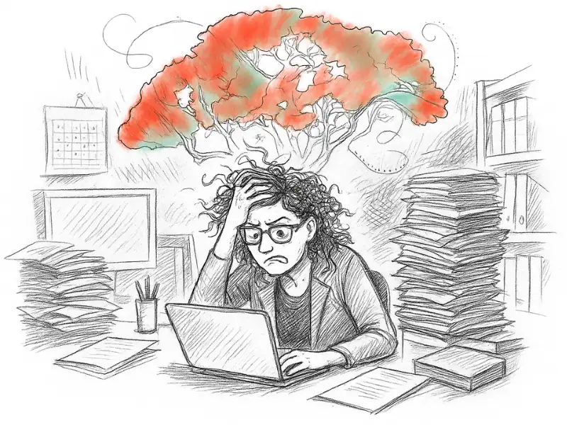 Workflow illustration showing systems moving from chaos to clarity